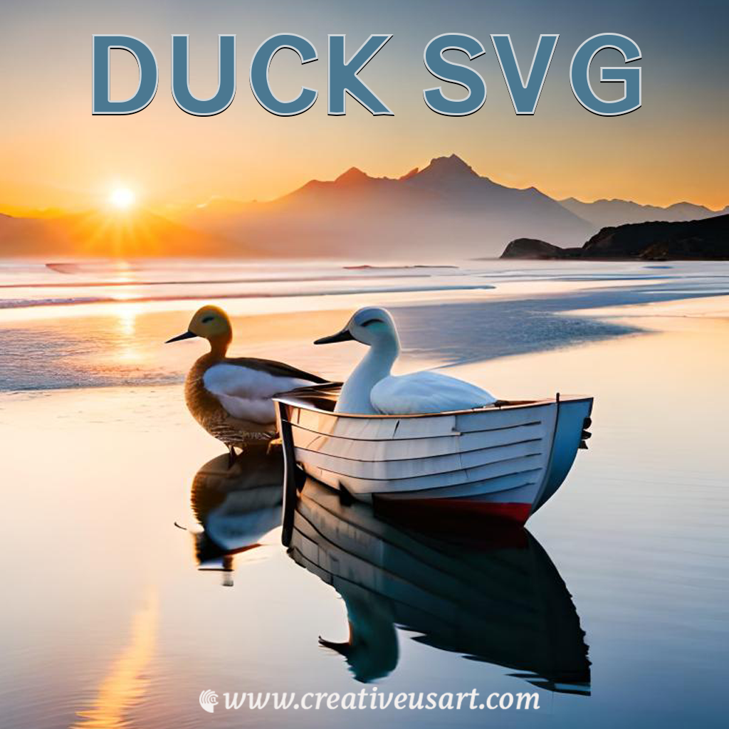 Ducks and Mountain Svg File Duck Svg Duck Hunting Svg 