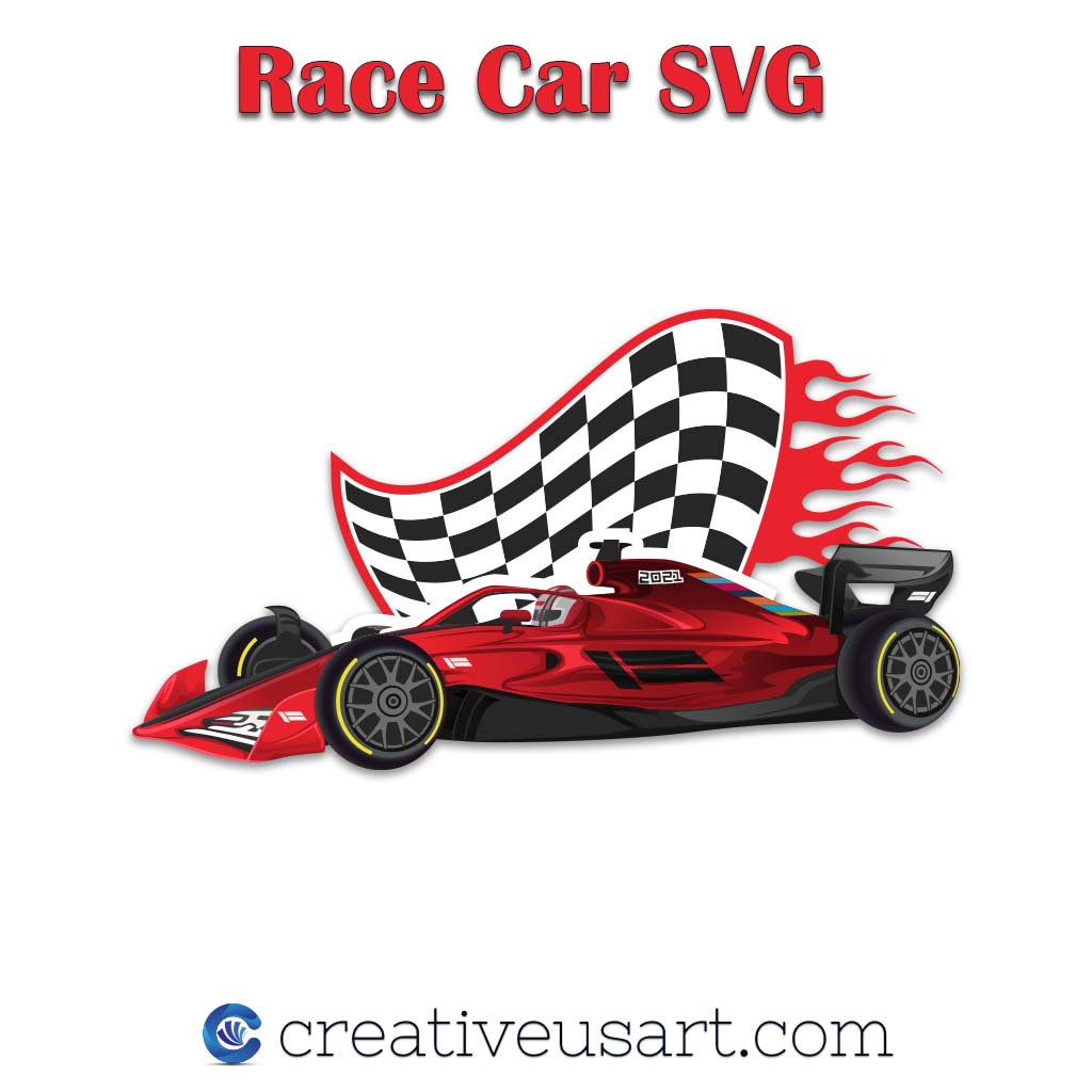 Race Car Svg – Creativeusarts