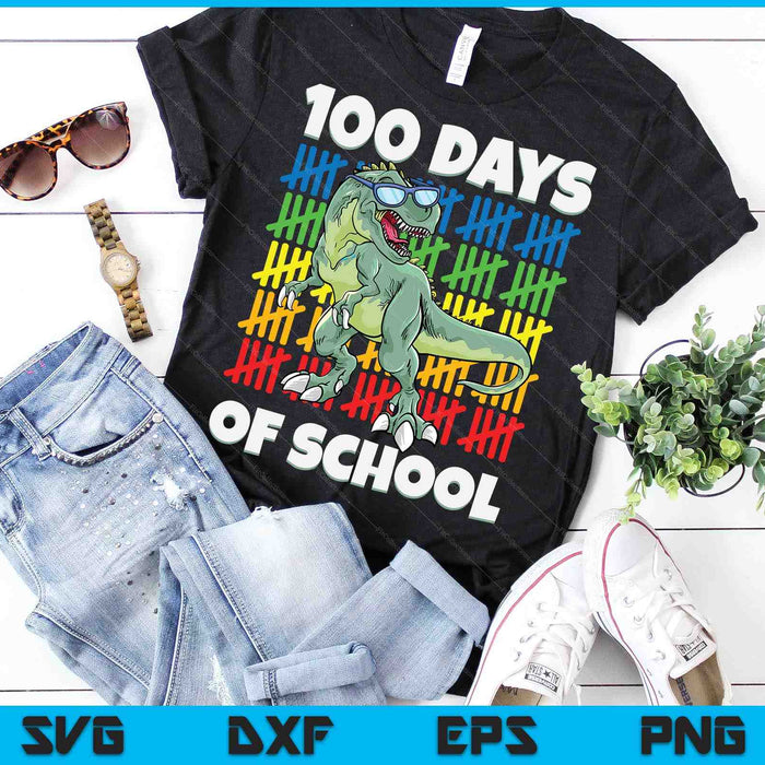 100 Days Of School Trex 100 Days Smarter 100th Day Of School SVG PNG Digital Cutting Files 100 Days Of School Trex 100 Days Smarter 100th Day Of School SVG PNG Digital Cutting Files