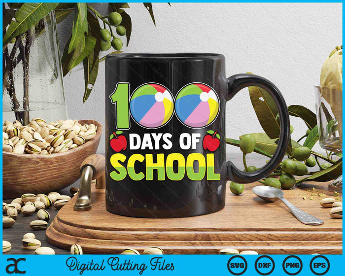 100th Day Of School Boys Girls Kids Beach Ball 100 Days Of School SVG PNG Digital Cutting Files 100th Day Of School Boys Girls Kids Beach Ball 100 Days Of School SVG PNG Digital Cutting Files