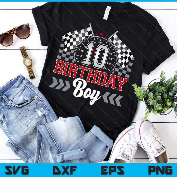 10 Ten Year Old Race Car 10th Birthday Boy 10yr Racing Pit Crew SVG PNG Digital Printable Files 10 Ten Year Old Race Car 10th Birthday Boy 10yr Racing Pit Crew SVG PNG Digital Printable Files