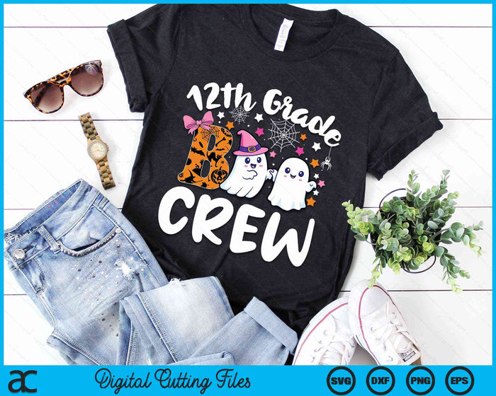 12th Grade Boo Crew Twelfth Grade Halloween Costume SVG PNG Digital Cutting File 12th Grade Boo Crew Twelfth Grade Halloween Costume SVG PNG Digital Cutting File