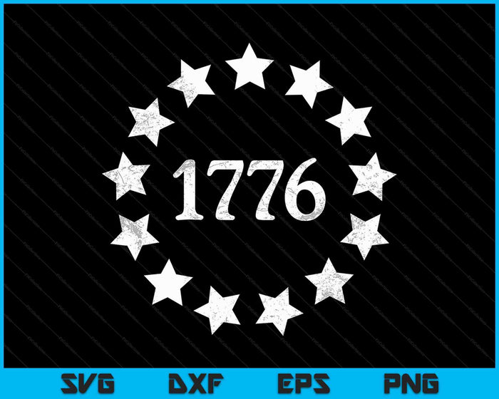 1776 Patriotic Vintage Style USA 4th Of July SVG PNG Digital Cutting Files 1776 Patriotic Vintage Style USA 4th Of July SVG PNG Digital Cutting Files