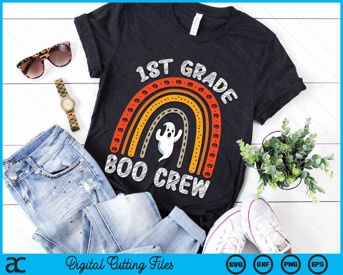 1st Grade Boo Crew Teacher Student Halloween Costume SVG PNG Digital Cutting File 1st Grade Boo Crew Teacher Student Halloween Costume SVG PNG Digital Cutting File