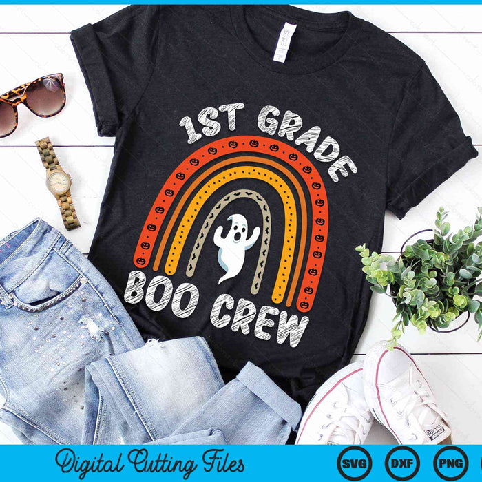 1st Grade Boo Crew Teacher Student Halloween Costume SVG PNG Digital Cutting File 1st Grade Boo Crew Teacher Student Halloween Costume SVG PNG Digital Cutting File