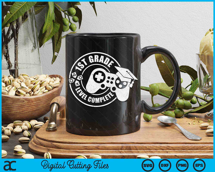 1st Grade Level Complete First Grade Graduation Video Gamer SVG PNG Digital Cutting Files 1st Grade Level Complete First Grade Graduation Video Gamer SVG PNG Digital Cutting Files