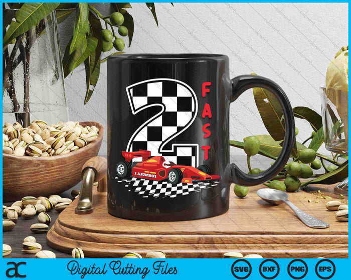 2 Year Old Kids Racing Car 2nd Birthday Two Fast SVG PNG Digital Printable Files 2 Year Old Kids Racing Car 2nd Birthday Two Fast SVG PNG Digital Printable Files