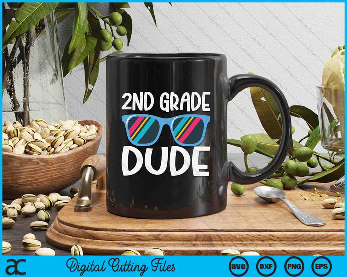 2nd Grade Dude Back To School SVG PNG Digital Cutting File 2nd Grade Dude Back To School SVG PNG Digital Cutting File