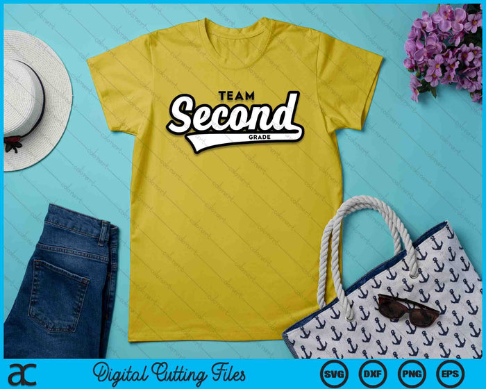 2nd Grade TEAM School Teacher Second Baseball-Style SVG PNG Digital Cutting Files 2nd Grade TEAM School Teacher Second Baseball-Style SVG PNG Digital Cutting Files