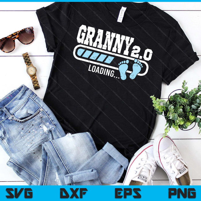 2nd Second Time Granny Loading Bar Baby Announcement SVG PNG Digital Cutting Files 2nd Second Time Granny Loading Bar Baby Announcement SVG PNG Digital Cutting Files