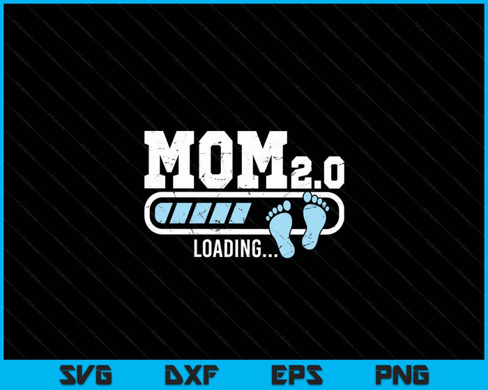 2nd Second Time Mom Loading Bar Baby Announcement SVG PNG Digital Cutting Files 2nd Second Time Mom Loading Bar Baby Announcement SVG PNG Digital Cutting Files