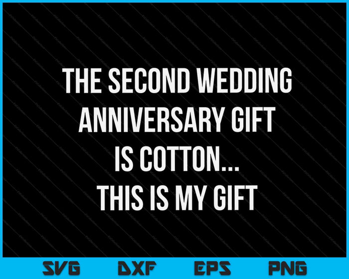 2nd Wedding Anniversary Gifts Cotton Him Husband SVG PNG Digital Cutting Files 2nd Wedding Anniversary Gifts Cotton Him Husband SVG PNG Digital Cutting Files