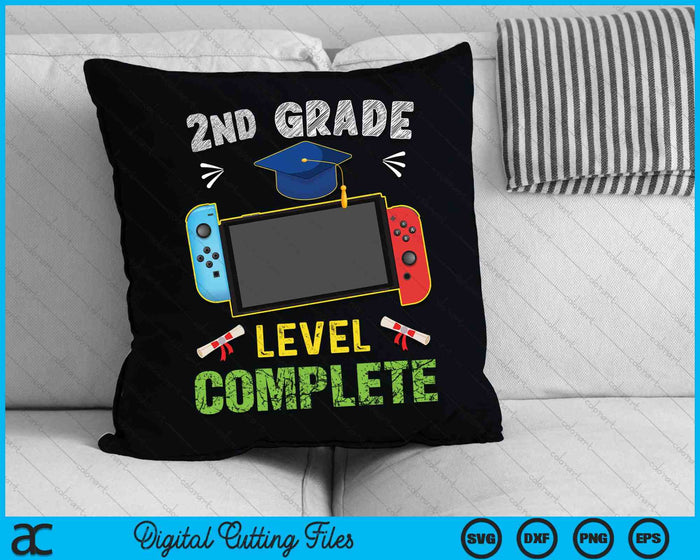 2nd Grade Level Complete Graduation SVG PNG Cutting Printable Files 2nd Grade Level Complete Graduation SVG PNG Cutting Printable Files