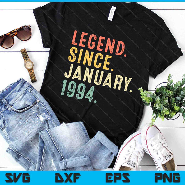 31 Year Old Gifts Legend January 1994 31st Birthday Men Dad SVG PNG Digital Printable Files 31 Year Old Gifts Legend January 1994 31st Birthday Men Dad SVG PNG Digital Printable Files