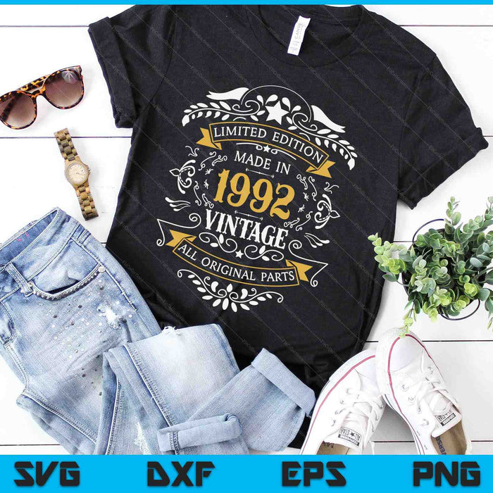 31 Years Old 31st Birthday Made Born in 1992 Men Women Idea SVG PNG Digital Cutting Files 31 Years Old 31st Birthday Made Born in 1992 Men Women Idea SVG PNG Digital Cutting Files