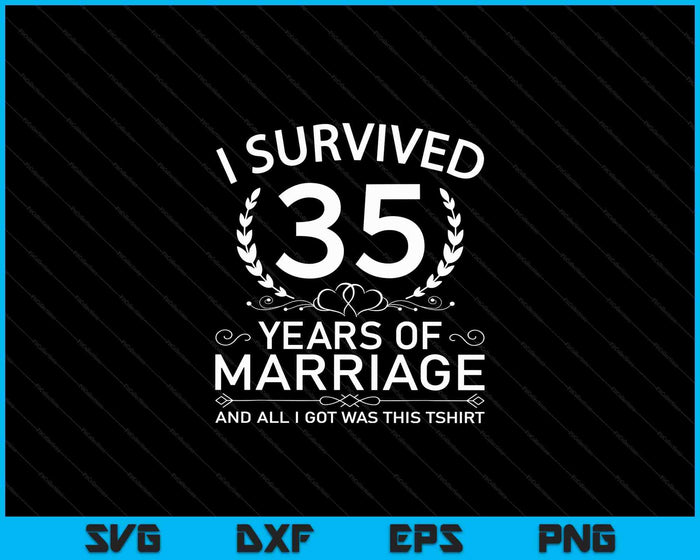 35th Wedding Anniversary Gifts Couples 35 Years SVG PNG Digital Cutting Files 35th Wedding Anniversary Gifts Couples 35 Years SVG PNG Digital Cutting Files
