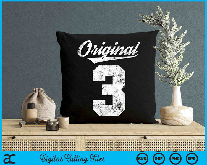 3rd Birthday And Original Two SVG PNG Digital Cutting Files 3rd Birthday And Original Two SVG PNG Digital Cutting Files