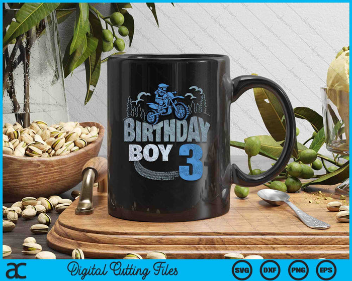 3rd Birthday Boy Dirt Bike Motocross 3 Years Old Bday SVG PNG Digital Printable Files 3rd Birthday Boy Dirt Bike Motocross 3 Years Old Bday SVG PNG Digital Printable Files