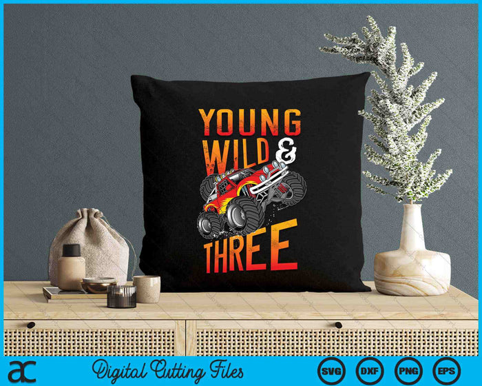 3rd Birthday Boy Monster Truck Rule JAM Three Years SVG PNG Digital Printable Files 3rd Birthday Boy Monster Truck Rule JAM Three Years SVG PNG Digital Printable Files