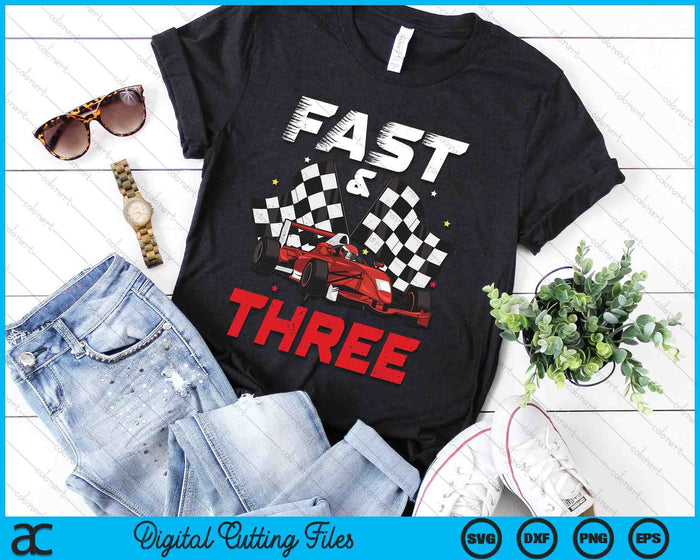 3rd Birthday Boy Race Car Racing 3 Year Old Bday SVG PNG Digital Printable Files 3rd Birthday Boy Race Car Racing 3 Year Old Bday SVG PNG Digital Printable Files