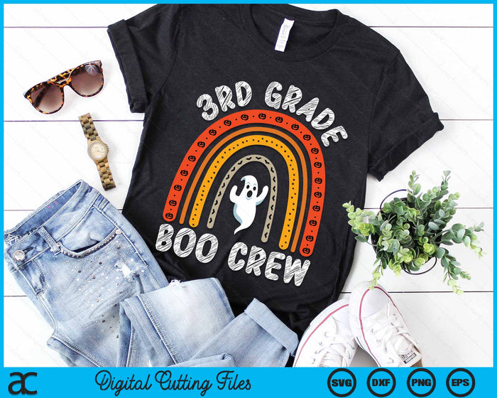 3rd Grade Boo Crew Teacher Student Halloween Costume SVG PNG Digital Cutting File 3rd Grade Boo Crew Teacher Student Halloween Costume SVG PNG Digital Cutting File