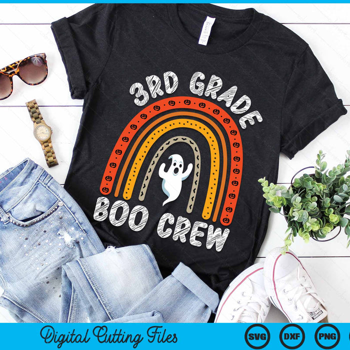 3rd Grade Boo Crew Teacher Student Halloween Costume SVG PNG Digital Cutting File 3rd Grade Boo Crew Teacher Student Halloween Costume SVG PNG Digital Cutting File