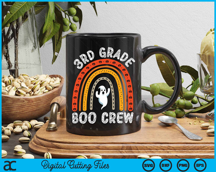 3rd Grade Boo Crew Teacher Student Halloween Costume SVG PNG Digital Cutting File 3rd Grade Boo Crew Teacher Student Halloween Costume SVG PNG Digital Cutting File