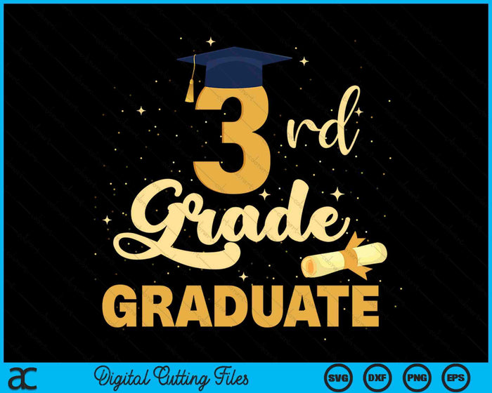 3rd Grade Graduation Middle School Graduate SVG PNG Digital Cutting Files 3rd Grade Graduation Middle School Graduate SVG PNG Digital Cutting Files