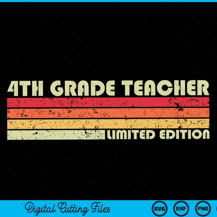 4TH GRADE TEACHER Funny Job Title Profession Birthday SVG PNG Digital Cutting Files 4TH GRADE TEACHER Funny Job Title Profession Birthday SVG PNG Digital Cutting Files