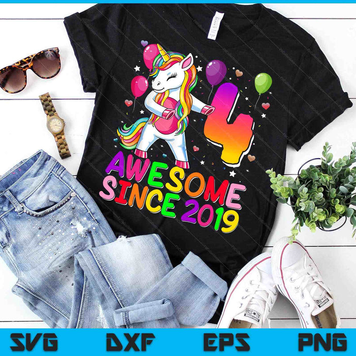 4 Years Old Unicorn Flossing 4th Birthday Girl Unicorn Party SVG PNG Digital Cutting Files 4 Years Old Unicorn Flossing 4th Birthday Girl Unicorn Party SVG PNG Digital Cutting Files