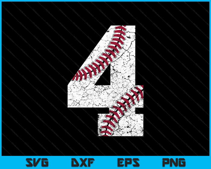 4th Birthday 2023 Baseball SVG PNG Cutting Printable Files 4th Birthday 2023 Baseball SVG PNG Cutting Printable Files