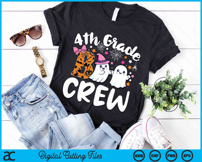 4th Grade Boo Crew Fourth Grade Halloween Costume SVG PNG Digital Cutting File 4th Grade Boo Crew Fourth Grade Halloween Costume SVG PNG Digital Cutting File