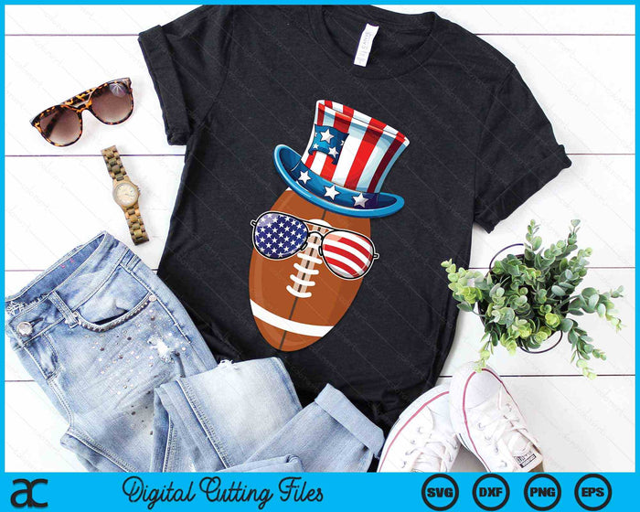 4th Of July American Football Patriotic Player Athlete SVG PNG Digital Cutting Files 4th Of July American Football Patriotic Player Athlete SVG PNG Digital Cutting Files