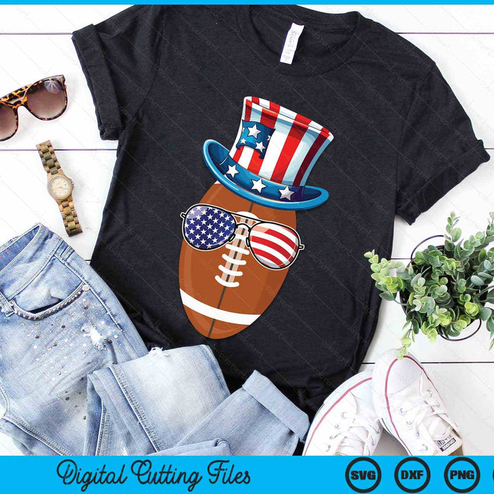 4th Of July American Football Patriotic Player Athlete SVG PNG Digital Cutting Files 4th Of July American Football Patriotic Player Athlete SVG PNG Digital Cutting Files