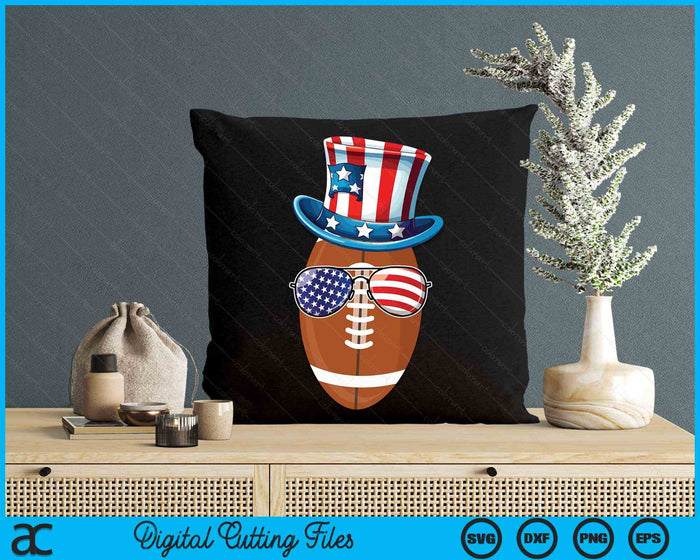 4th Of July American Football Patriotic Player Athlete SVG PNG Digital Cutting Files 4th Of July American Football Patriotic Player Athlete SVG PNG Digital Cutting Files