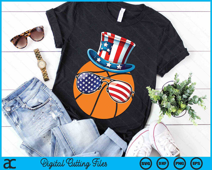 4th Of July Basketball Patriotic Player Athlete SVG PNG Digital Cutting Files 4th Of July Basketball Patriotic Player Athlete SVG PNG Digital Cutting Files