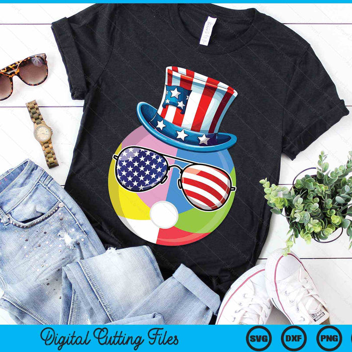 4th Of July Beach Ball Patriotic Player Athlete SVG PNG Digital Cutting Files 4th Of July Beach Ball Patriotic Player Athlete SVG PNG Digital Cutting Files