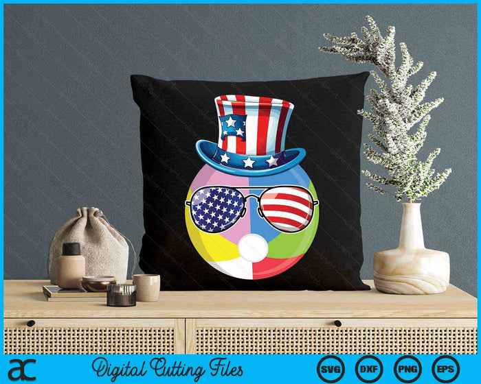 4th Of July Beach Ball Patriotic Player Athlete SVG PNG Digital Cutting Files 4th Of July Beach Ball Patriotic Player Athlete SVG PNG Digital Cutting Files