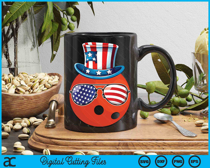 4th Of July Bowling Patriotic Player Athlete SVG PNG Digital Cutting Files 4th Of July Bowling Patriotic Player Athlete SVG PNG Digital Cutting Files