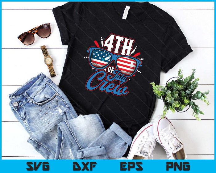 4th Of July Crew Family Independence Day Matching Group SVG PNG Digital Printable Files 4th Of July Crew Family Independence Day Matching Group SVG PNG Digital Printable Files