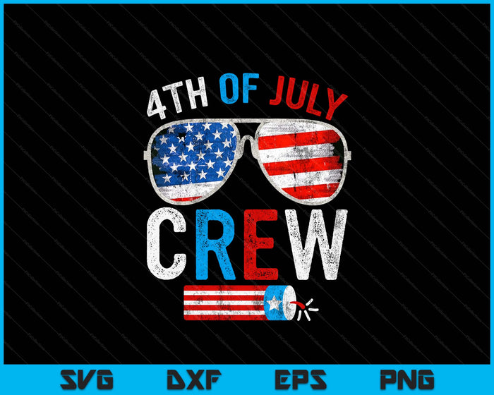 4th Of July Crew Matching Family SVG PNG Digital Printable Files 4th Of July Crew Matching Family SVG PNG Digital Printable Files