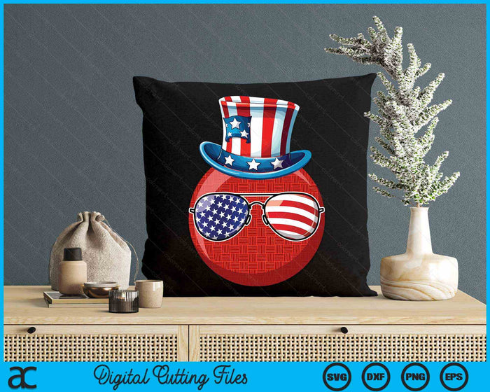4th Of July Dodgeball Patriotic Player Athlete SVG PNG Digital Cutting Files 4th Of July Dodgeball Patriotic Player Athlete SVG PNG Digital Cutting Files
