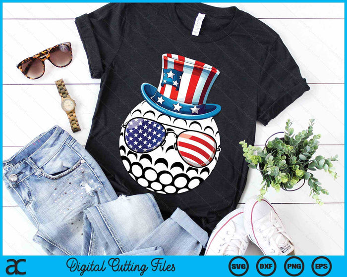 4th Of July Golf Funny Patriotic Player Athlete SVG PNG Digital Cutting Files 4th Of July Golf Funny Patriotic Player Athlete SVG PNG Digital Cutting Files