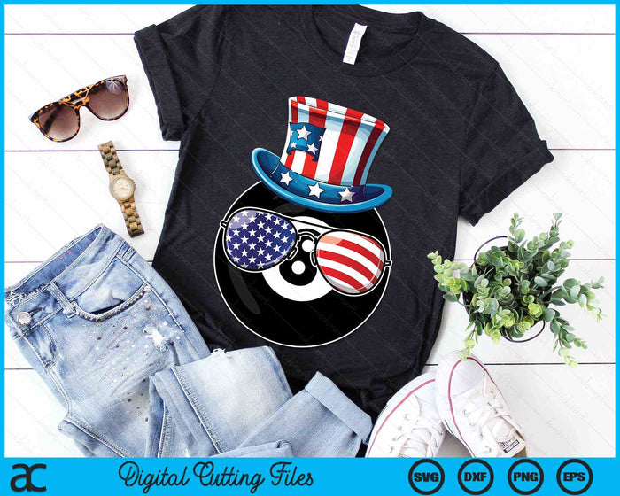 4th Of July Poolball Funny Patriotic Player Athlete SVG PNG Digital Cutting Files 4th Of July Poolball Funny Patriotic Player Athlete SVG PNG Digital Cutting Files