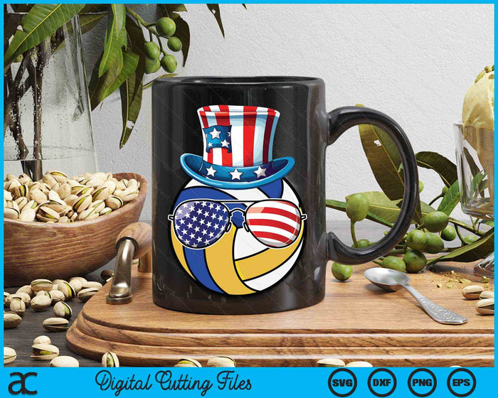 4th Of July Volleyball Patriotic Player Athlete SVG PNG Digital Cutting Files 4th Of July Volleyball Patriotic Player Athlete SVG PNG Digital Cutting Files