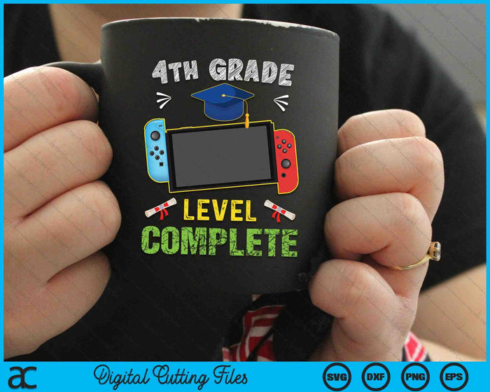 4th Grade Level Complete Graduation SVG PNG Cutting Printable Files 4th Grade Level Complete Graduation SVG PNG Cutting Printable Files