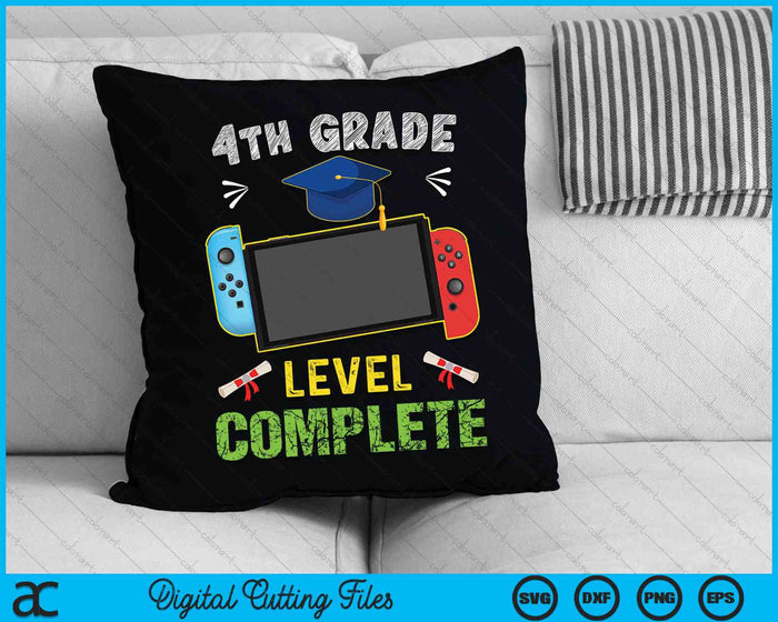 4th Grade Level Complete Graduation SVG PNG Cutting Printable Files 4th Grade Level Complete Graduation SVG PNG Cutting Printable Files