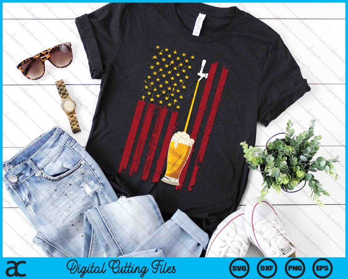 4th of July American Flag Beer Brewing SVG PNG Digital Cutting File 4th of July American Flag Beer Brewing SVG PNG Digital Cutting File