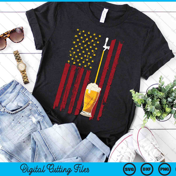4th of July American Flag Beer Brewing SVG PNG Digital Cutting File 4th of July American Flag Beer Brewing SVG PNG Digital Cutting File