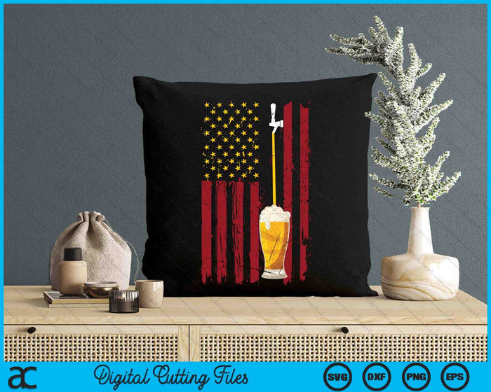 4th of July American Flag Beer Brewing SVG PNG Digital Cutting File 4th of July American Flag Beer Brewing SVG PNG Digital Cutting File